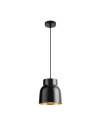 I3-VULCANO- LAMPARA 1L -NEGRO/ORO